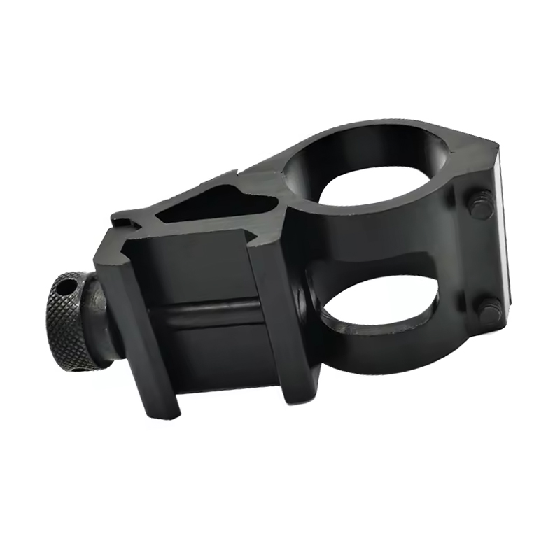 Suporte de lanterna de 25,4 mm Suporte de laser para lanterna lateral deslocada de 45 graus
