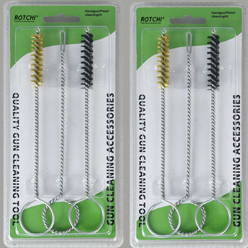 Pacote blister de kit de limpeza de pistola de 9 mm