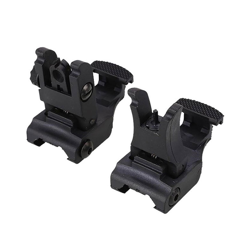 AR-15 Frente Tática Rápida e Traseira AR15 Peças Flip-up Back-up Sight Set AR 15 Vistas Para Caça