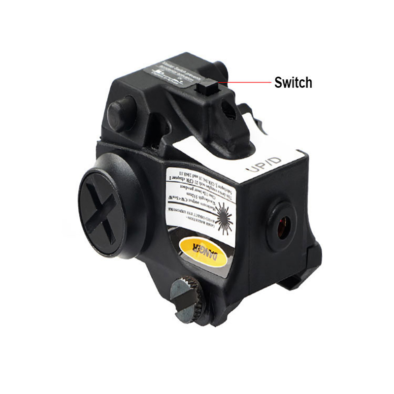 Compacto ultraleve 635-650nm mira laser vermelho pistola airsoft armas visando laser para glock arma de autodefesa