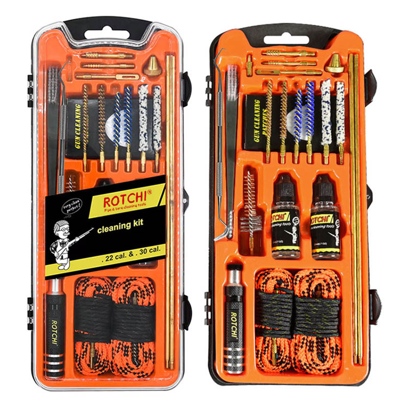 Kit de limpeza de armas Kit de pistola de ar comprimido .223.308 com cordas de furo