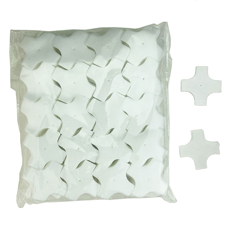 A limpeza da arma remenda o material sintético flexível da forma da estrela