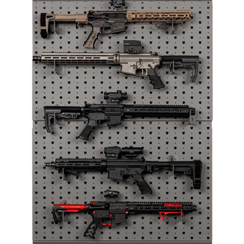 Suporte de exibição de metal moderno rifle sniper pistola expositor arma expositor