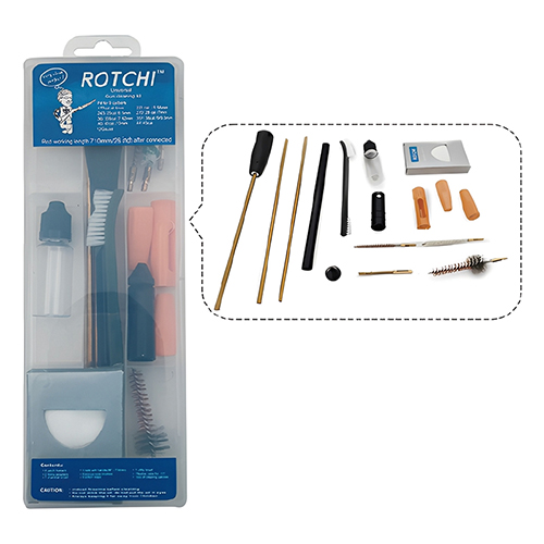 Kit de rifle com guia de furo e óleo de arma