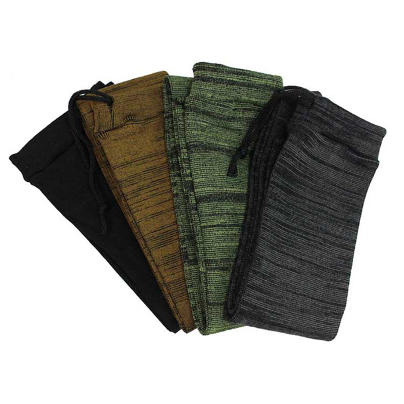 Meias de malha à prova de ferrugem com bainha para rifle/espingarda e cordão