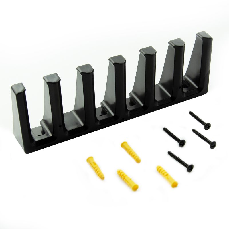 Rack de armazenamento de suporte de revista de montagem em parede ABS sólido para 6xPMAG