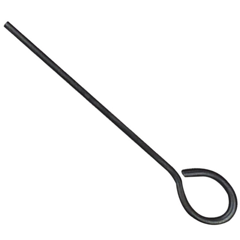 Haste de limpeza de arma Stee com alça de anel para pistola