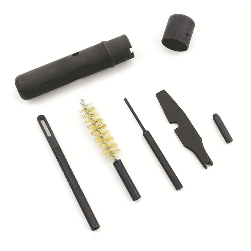 Kit de limpeza de arma de rifle de aço