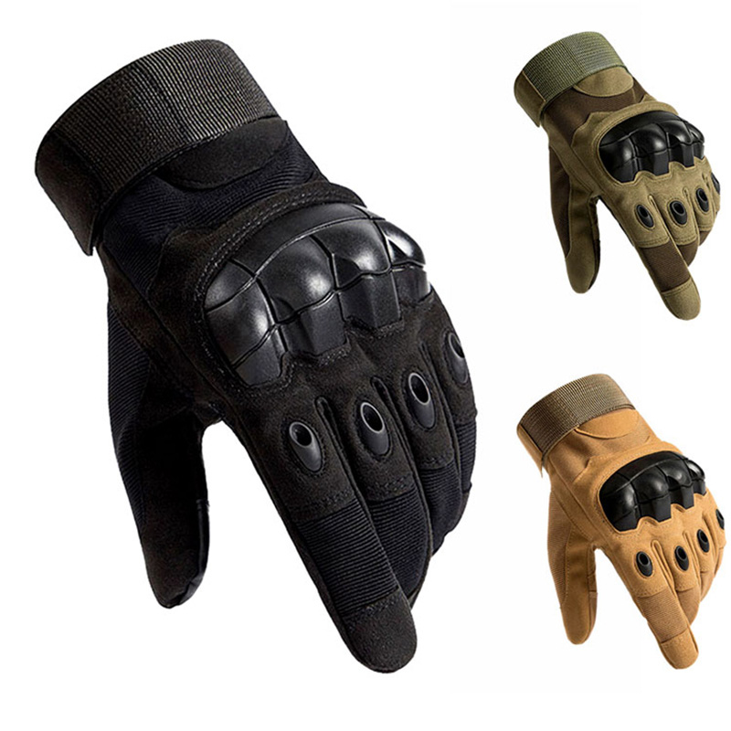 Luva tática com junta dura, tela sensível ao toque, exército, combate militar, airsoft, esporte ao ar livre, ciclismo, paintball, caça, luvas de dedo inteiro